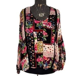 Johnny Was Floral Blouse